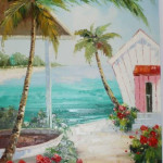 Colombia Scenery Beach (Original Oil)