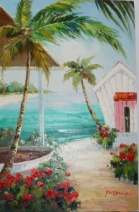 Colombia Scenery Beach (Original Oil)