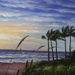 seagull beach (acrylic art)