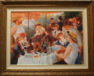 Luncheon of the Boating Party by Renoir (reproduction)