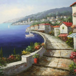 mediterenian coast (sea scape paintings)