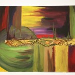 Walk on Mars (abstract paintings)